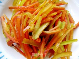 辣汁茄丝的做法步骤：2