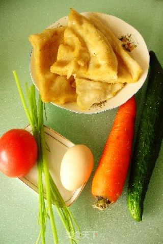 什锦炒饼丝的做法步骤：1