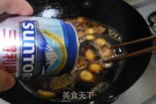 红烧肉卤鹌鹑蛋的做法步骤：7