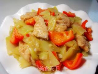 醋溜莴苣的做法步骤：9
