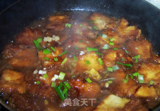 经典锅塌豆腐的做法步骤：12