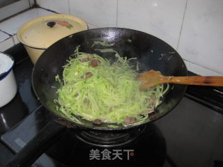 【鲁菜】炒莴苣的做法步骤：7