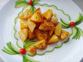 【鲁菜】拔丝山药的做法步骤：10