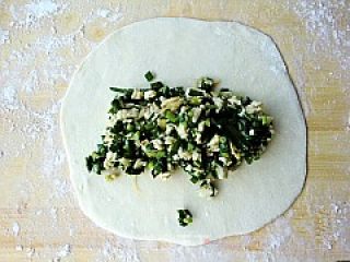 【鲁菜】传统主食--韭菜豆腐盒子的做法步骤：19
