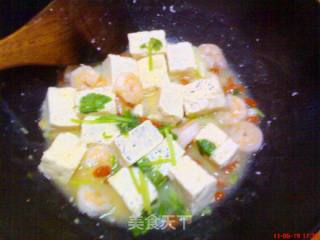 【鲁菜】--虾仁焖豆腐的做法步骤：12