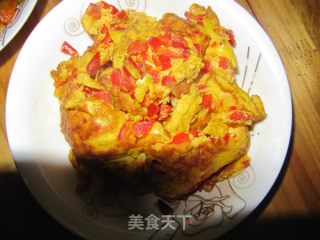 辣椒煎鸡蛋的做法步骤：3