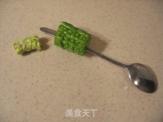 苦瓜酿肉的做法步骤：3
