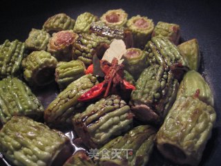 苦瓜酿肉的做法步骤：7