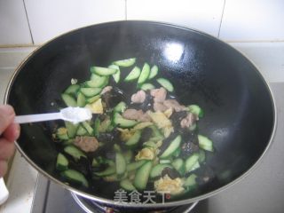 【鲁菜】炒木须肉的做法步骤：7