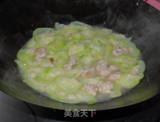 丝瓜肉丸汤的做法步骤：8