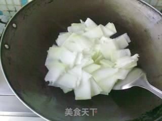 油渣冬瓜的做法步骤：3