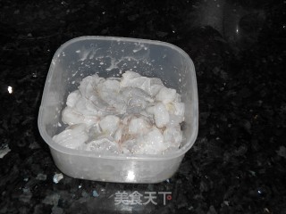 白果虾仁的做法步骤：1