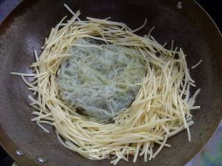 鲁菜--金钩银丝的做法步骤：5