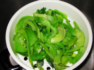 素炒芥菜梗的做法步骤：5