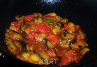 西红柿烧茄子的做法步骤：5