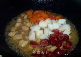 橙汁杂果鸡丁的做法步骤：8
