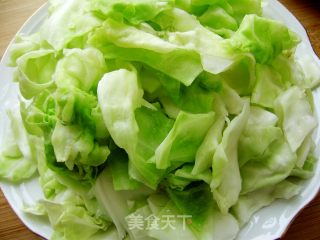 醋熘莲花白的做法步骤：1