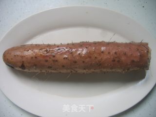 【鲁菜】拔丝山药的做法步骤：1