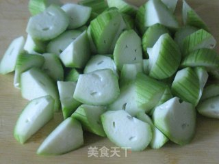 丝瓜粥的做法步骤：3