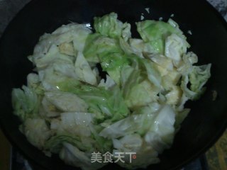 芝麻圆白菜的做法步骤：3