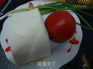 番茄豆腐的做法步骤：1