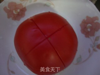 番茄豆腐的做法步骤：2