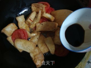 番茄豆腐的做法步骤：10