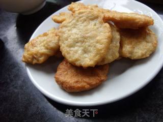 鸡腿菇烹鸡肉饼的做法步骤：6