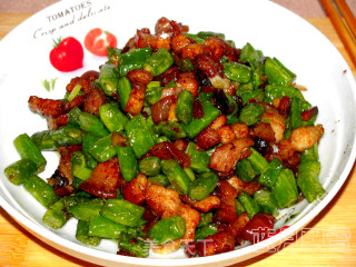 干煸四季豆的做法步骤：9