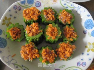 私房菜—酿苦瓜的做法步骤：9
