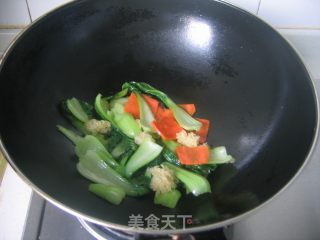【鲁菜】油菜银耳脆的做法步骤：7