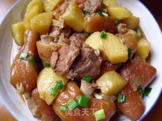 土豆猪蹄的做法步骤：12