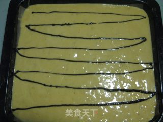 虎皮杏仁蛋糕的做法步骤：7