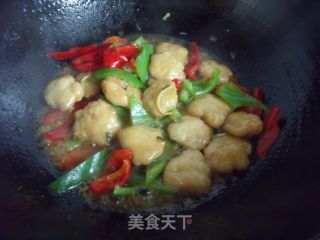美丽又美味的营养菜---彩椒炒鸡排的做法步骤：13