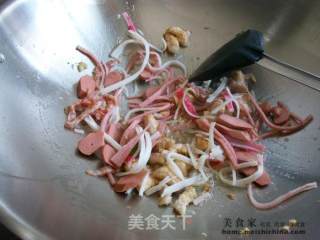 家常面条@@三丝炒河粉的做法步骤：3