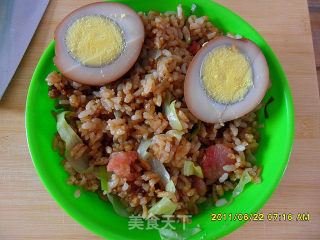 懒人版腊肠煲仔饭 （电饭煲菜谱4）的做法步骤：9