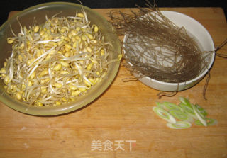 豆芽粉条的做法步骤：2