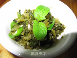 炒苦菜苔的做法步骤：5