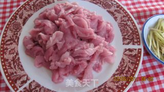 姜絲里肌肉的做法步骤：2