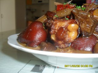琴籽红烧蹄的做法步骤：10
