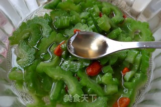 蜜汁苦瓜的做法步骤：5