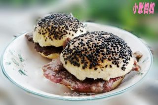 馒头肉片夹的做法步骤：9