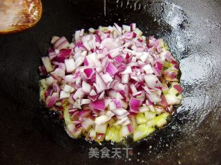 青椒烧头菜的做法步骤：4
