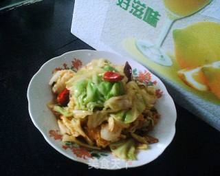 爆炒圆白菜的做法步骤：12
