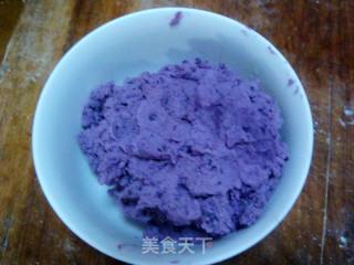 香酥紫薯饼的做法步骤：2