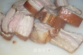 缸豆烧五花肉的做法步骤：4
