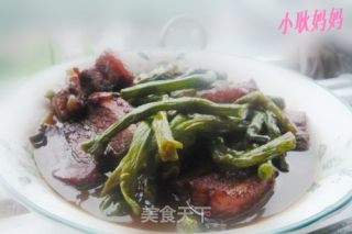 缸豆烧五花肉的做法步骤：9