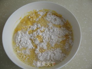 芹菜叶子玉米饼的做法步骤：1