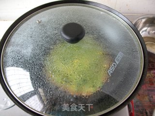 芹菜叶子玉米饼的做法步骤：5