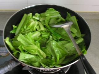 【粤菜】豆豉鲮鱼油麦菜的做法步骤：5